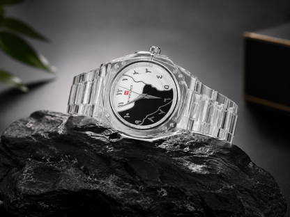 Arabic Aura Transparent Watch