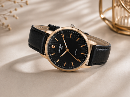 Classic Elegant Leather Strap Watch